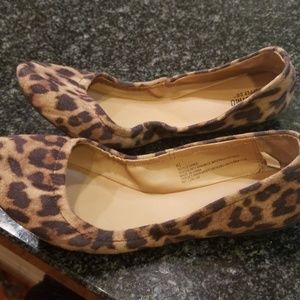 Cheetah print flats